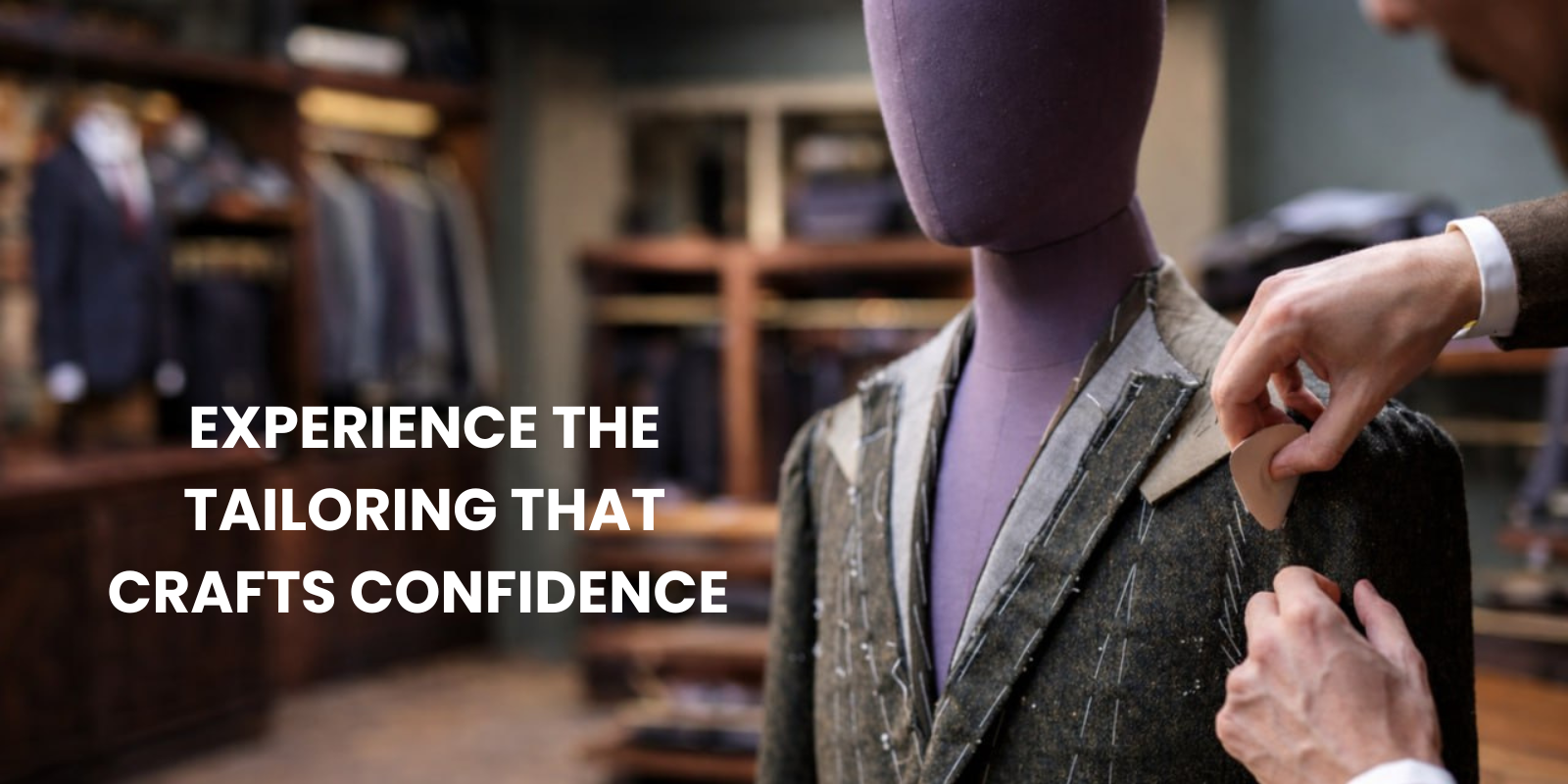 EXPERIENCE THE TAILORING THAT CRAFTS CONFIDENCE